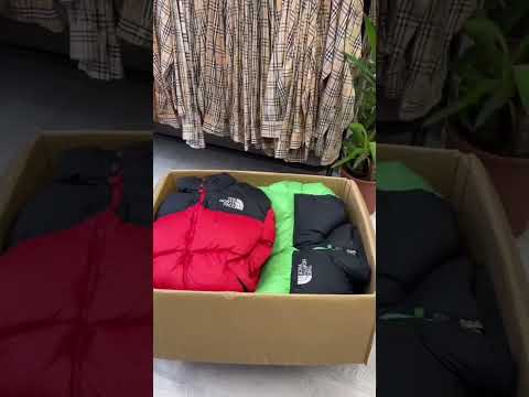 I ordered 15kg of North Face Puffers😳 see what I got... #shorts #northface  #unboxing