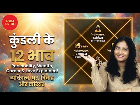Understand Your Kundli in 10 Minutes! 📜 1st to 12th House Explained