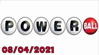 Powerball winning numbers - 08/04/2021