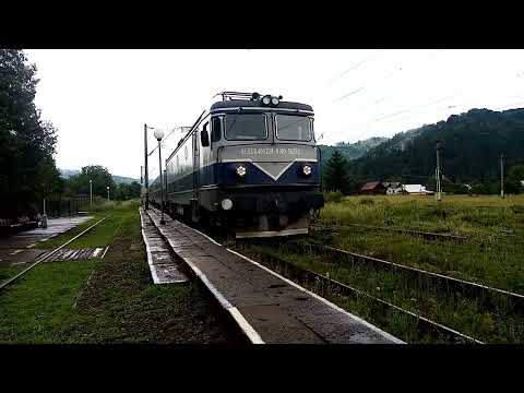 EA228 sosește in Stația Frasin cu Trenul R5722 Câmpulung Moldovenesc-Suceava 13.06.2024