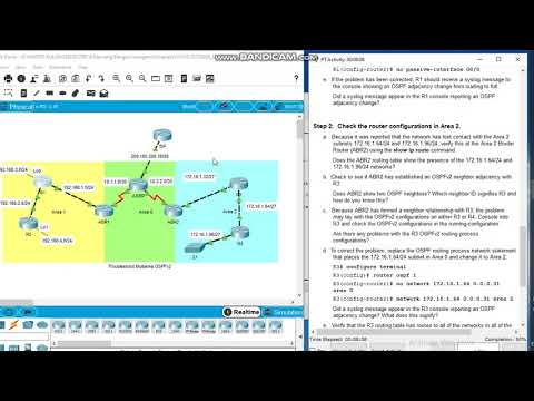 10.2.4.3 Packet Tracer - Troubleshoot Multiarea OSPFv2