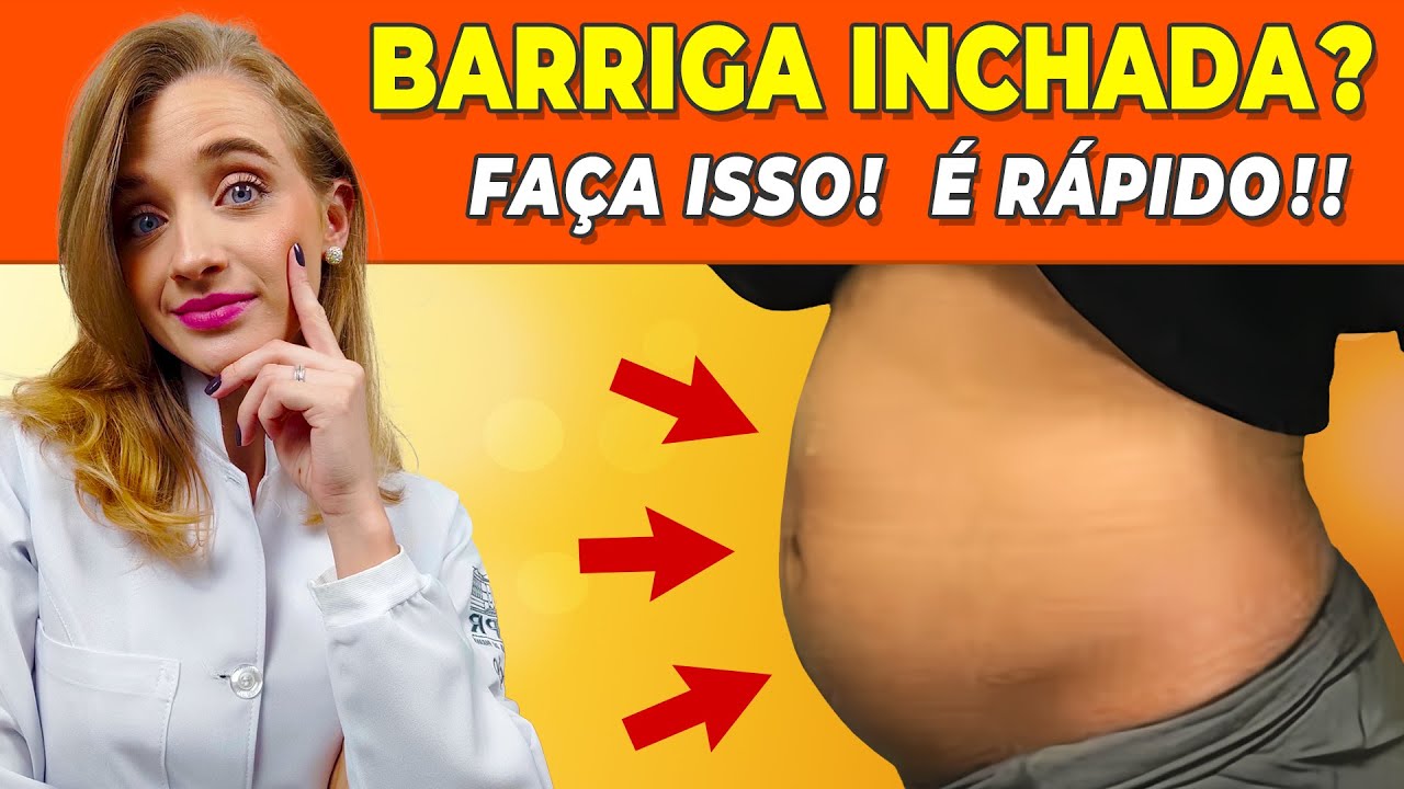 Como DIMINUIR A BARRIGA INCHADA - Rápido e Saudável - Naturalmente! (O Que Fazer, Causas e Dicas)