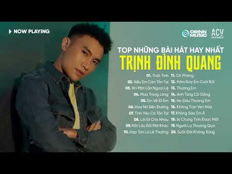 Trịnh Đình Quang | Nếu Em Còn Tồn Tại, Thất Tình, Xin Một Lần Ngoại Lệ | Bản "Tình Ca" Buồn 8x 9x