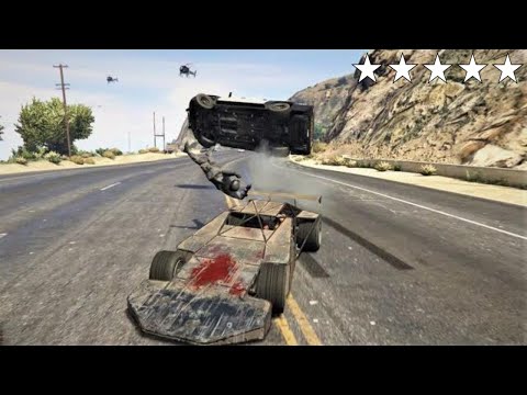 GTA 5 - BEST CAR + POLICE CHASE (RAMP BUGGY)