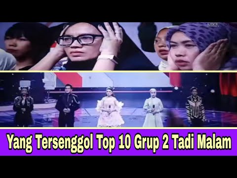 Those Who Were Knocked Out of the Top 10 in Group 2 Last Night We Didn't Expect It!!