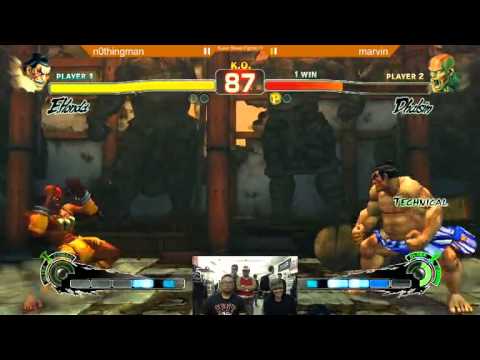 (SF4:AE 2012) n0thingMan (Dhalsim) vs Marvin (E.Honda)