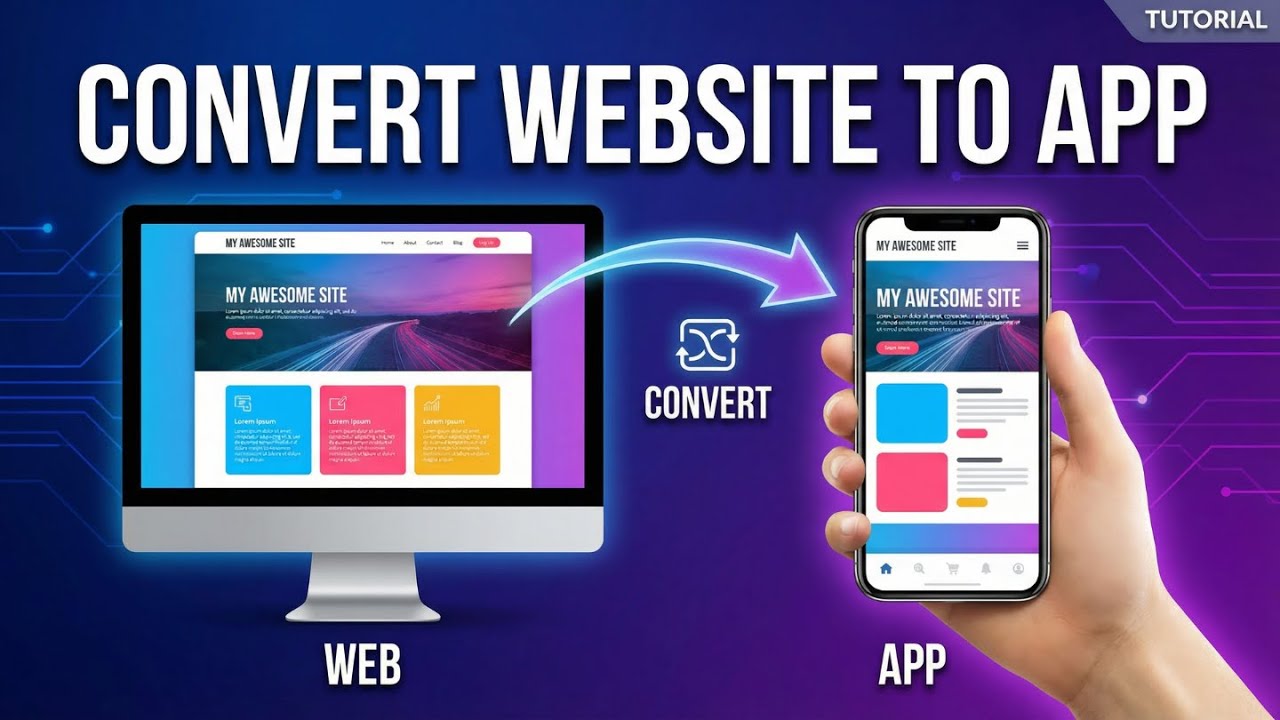 Convert Website to App React Native — Turn Any Website Into a Real App 2025!