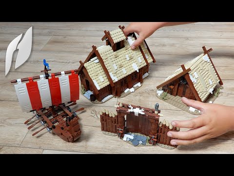 New Arrival from the medievalbrick.com - Viking Village - Unboxing & Review (4K)