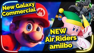 New Mario Galaxy Movie Clip Has Space FLYING + Kirby Noir Dedede amiibo Revealed!