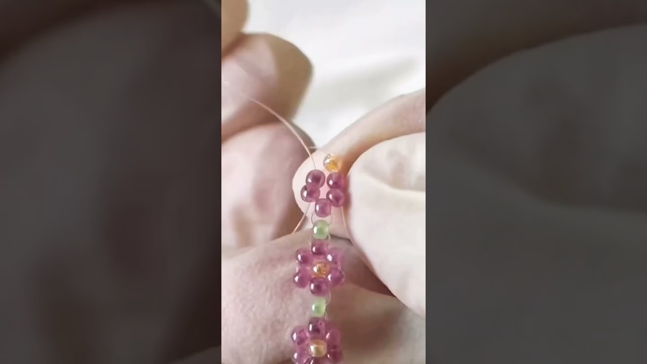 boncuklu takı yapımı.