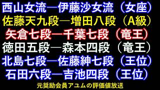 王座戦五番勝負第一局　伊藤匠王座ー広瀬章人九段　元奨励会員アユムの評価値放送
