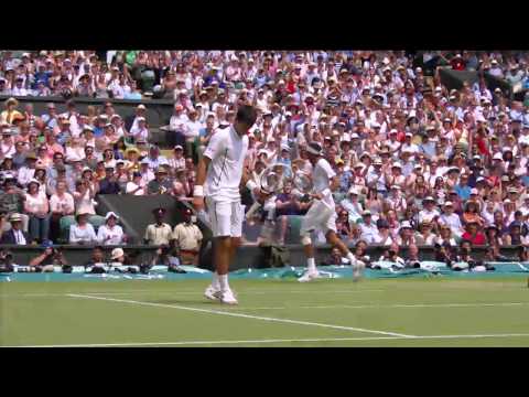 2013 Day 11 Highlights: Juan Martin Del Potro v Novak Djokov