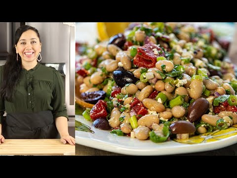 Mediterranean Lemony White Bean Salad