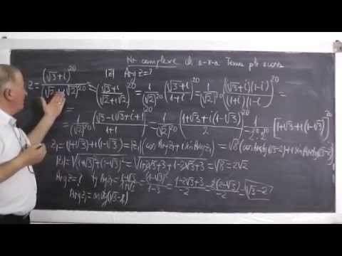 Lectia 396 - Numere complexe - Exercitii si probleme - Tema pentru acasa la matematica - Clasa 10