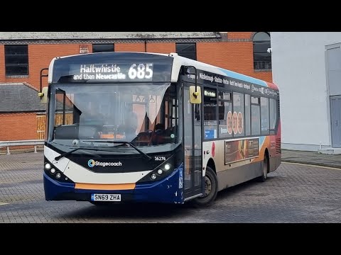 CROSSING COUNTY BORDERS: Route 685 | SN69ZHA/26276 - Stagecoach North East: ADL Enviro 200MMC