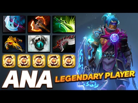 ana Anti-Mage Legendary Player - Dota 2 Pro Gameplay [Watch & Learn]