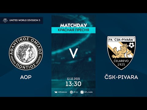 AFL21. United World Division 3. Day 18.  AOP - ČSK-Pivara