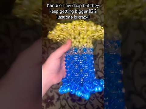BIGGER #kandikid #smallbusiness #kandi #kandicuff #kandibeads #bracelet #slinky #kanding #depop