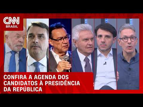 Confira a agenda deste sábado (5) dos candidatos à Presidência da República | CNN Agora