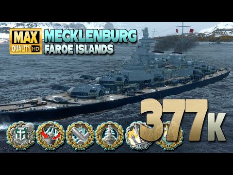 Battleship Mecklenburg: Impressive result on map "Faroe Islands" - World of Warships