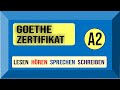 Goethe Zertifikat A2 LESEN How To Pass The Reading Part German A2 Telc Mit Lösung Am End