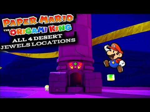 Paper Mario The Origami King All 4 Desert Jewels Locations