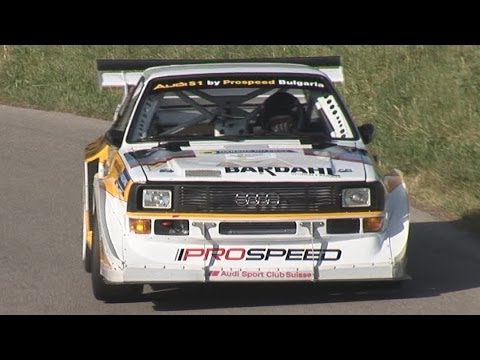 Hillclimb MONSTER Audi Quattro S1 Group B with 770 HP. Awesome Loud Sound Amazing Speed!
