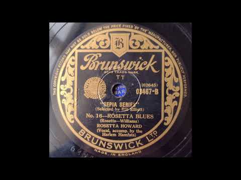 Rosetta Blues - Rosetta Howard and The Harlem Hamfats - 1937