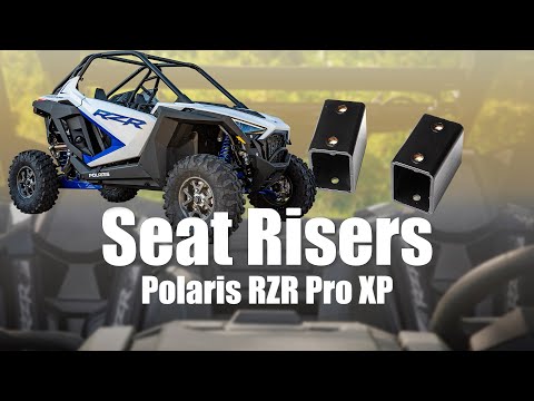 How to install SuperATV Seat Risers in Polaris RZR Pro XP