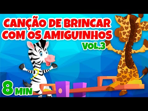Canção de brincar com os Amiguinhos Vol. 3 - Giramille 11 min | Desenho Animado Musical