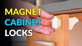 These Baby-Proof Cabinet Locks Use Magnets To Open and Close