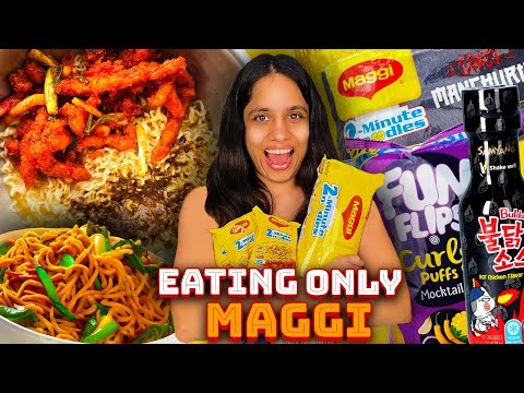 I Only Ate My SUBSCRIBER's Maggi Recipes for 24 Hours To Find The Best Recipe😍