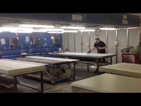 Dustron Dust Control Booth Side View