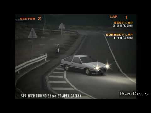 Enthusia professional racing Time attack 3:38 - The 86 of Dragon Range