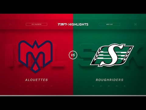 GREY CUP: Saskatchewan Roughriders vs. Montreal Alouettes | FULL HIGHLIGHTS