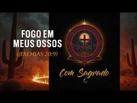 Fogo em Meus Ossos — Jeremias 20:9 | Música Gospel Profunda com Som do Sertão e Fogo Divino