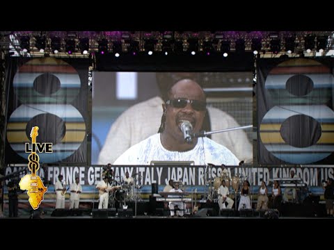 Stevie Wonder - Shelter In The Rain (Live 8 2005)