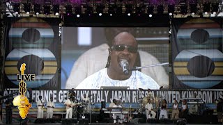 Stevie Wonder - Shelter In The Rain (Live 8 2005)