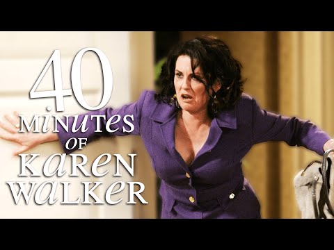 40 minutes of iconic karen walker moments | Will & Grace | Comedy Bites