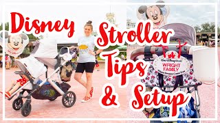 Disney Stroller Tips and Setup 2021 - Double Stroller