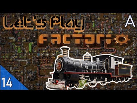 Factorio Let's Play (Ep 14): OUR FIRST TRAINS!!! [0.16 Gameplay Series]