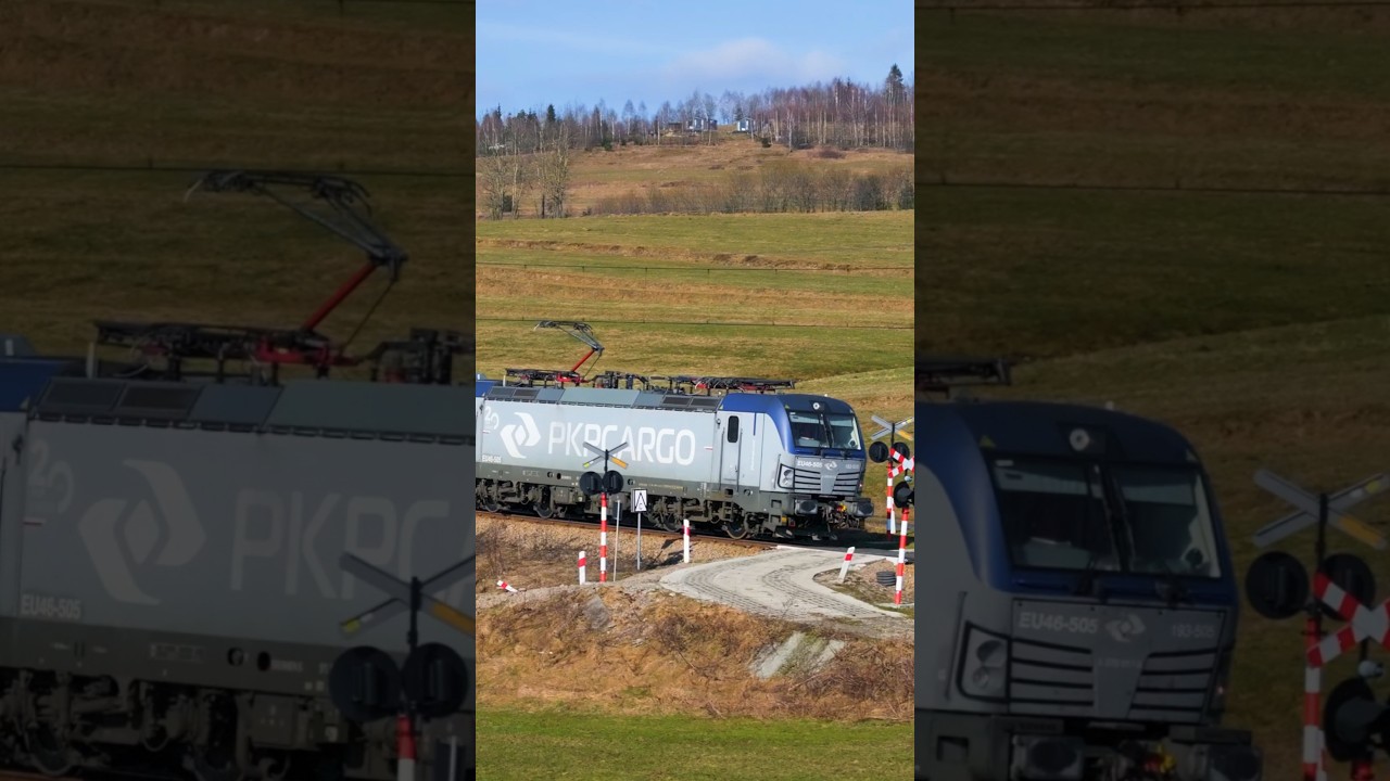 Siemens Vectron z pociągiem EIC Tatry w drodze do Zakopanego #pociągi #kolej #vectron