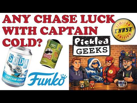 Pickled Geeks crack open the Captain Cold #Funko #sodacan to see if we scored that chase. #flash
