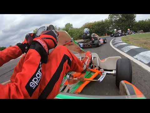 NKC Senior Rotax Fulbeck Heat 5 crash