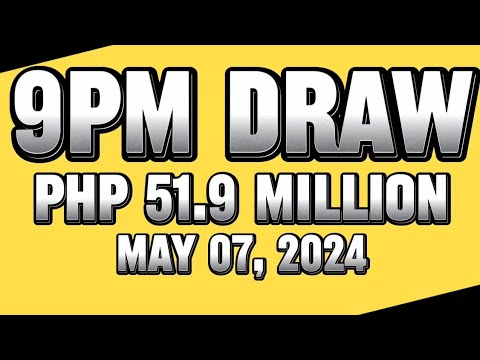 LOTTO 9PM DRAW RESULT MAY 07, 2024 #lottoresulttoday #pcsolottoresults #stl