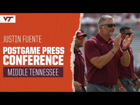 FB: Middle Tennessee Postgame Press Conference (Justin Fuente)