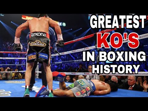 THE GREATEST KNOCKOUTS OF ALL TIME IN BOXING HISTORY