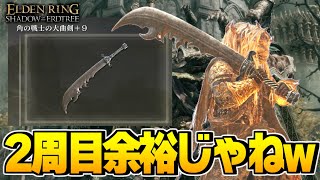 【エルデンリング 実況】DLCの強武器「角の戦士の大曲剣」使えば、本編に周目もヌルゲーになっているのでは???【ELDEN RING SHADOW OF THE ERDTREE】