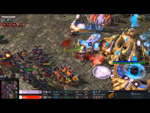 The power ULTRALISKS army - StarCraft 2 - soO vs Zest