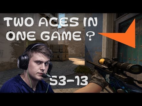 CS GO POV - K0NFIG(53-13) - TWO ACES IN ONE GAME ?